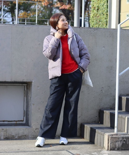 ikka（イッカ）の「【雑誌InRed1月号掲載】あたたかボンディングワイドパンツ【親子コーデ】（その他パンツ・レディース・ブラック/ベージュ/ネイビー・S/M/L）」の19枚目の写真