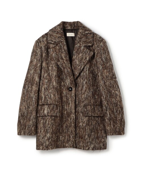 モヘヤレオパード ジャコット（チェスターコート）｜DES PRES（デ