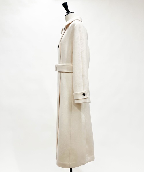 NOELA（ノエラ）の「ステンカラーウールコート（その他アウター・レディース・ボルドー/オフホワイト・S/M）」の17枚目の写真