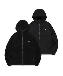 LMC | ITALIC BOA FLEECE RVSB HOODED JACKET black(その他アウター)