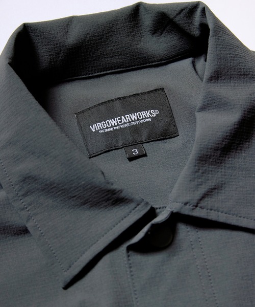 VIRGOwearworks（ヴァルゴウェアワークス）の「MAJOR UTILITY SHIRT JKT（ミリタリージャケット・メンズ・ブラック/チャコールグレー/ホワイト・2/3/4）」の13枚目の写真