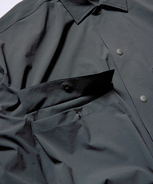 VIRGOwearworks（ヴァルゴウェアワークス）の「MAJOR UTILITY SHIRT JKT（ミリタリージャケット・メンズ・ブラック/チャコールグレー/ホワイト・2/3/4）」の15枚目の写真