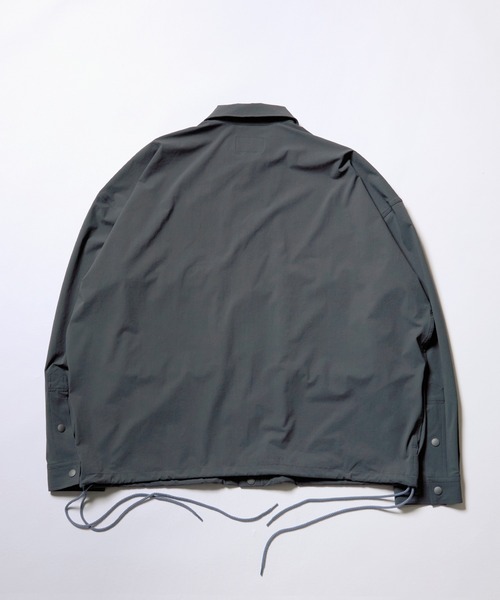 VIRGOwearworks（ヴァルゴウェアワークス）の「MAJOR UTILITY SHIRT JKT（ミリタリージャケット・メンズ・ブラック/チャコールグレー/ホワイト・2/3/4）」の6枚目の写真