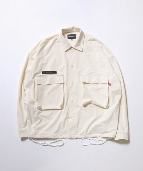 VIRGOwearworks（ヴァルゴウェアワークス）の「MAJOR UTILITY SHIRT JKT（ミリタリージャケット・メンズ・ブラック/チャコールグレー/ホワイト・2/3/4）」の7枚目の写真