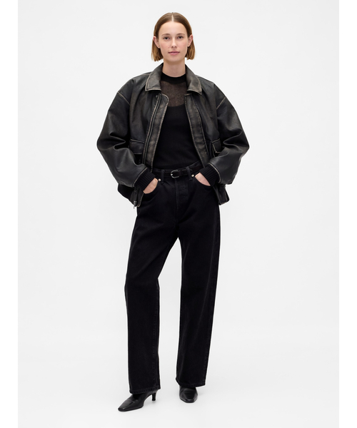 GAP(ギャップ)の「ハイネック シアーセーター(ニット/セーター・レディース・ホワイト/ブラック・S/XS/XXS/XL/L/M)」の5枚目の写真