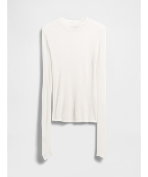 GAP(ギャップ)の「ハイネック シアーセーター(ニット/セーター・レディース・ホワイト/ブラック・S/XS/XXS/XL/L/M)」の3枚目の写真