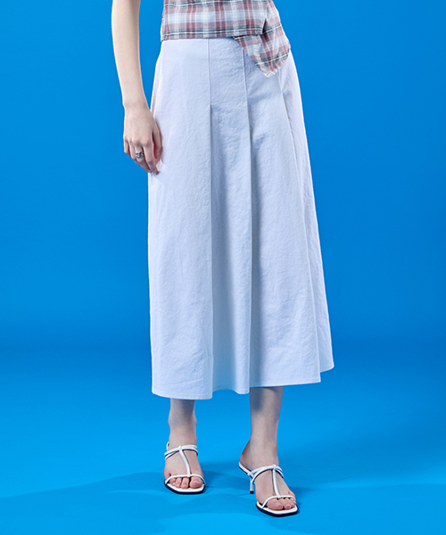 KOLEAT（コレット）の「リネンプリーツロングスカート[WHITE]サマーロングスカートver。（スカート・レディース・ホワイト・SMALL/MEDIUM）」の4枚目の写真