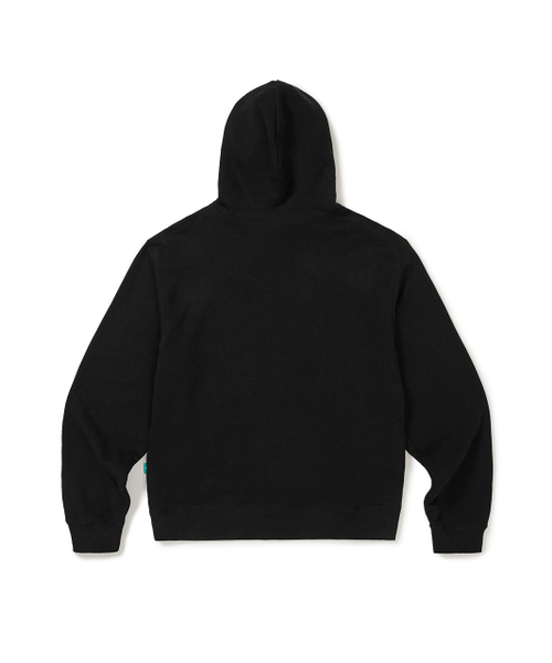 MMLG（エムエムエルジー）の「[Mmlg] MIX Mm APLIQUE HOODIE (EVERY BLACK)（パーカー・レディース・その他・MEDIUM/LARGE/X-LARGE/SMALL）」の2枚目の写真