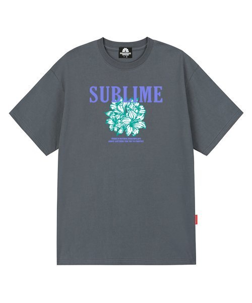 TRIPSHION(トリップション)の「サーリムフラワーグラフィックTシャツ - グレー(Tシャツ/カットソー・メンズ・その他・LARGE/MEDIUM/X-LARGE)」の1枚目の写真