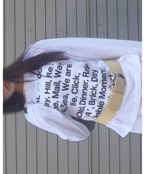 DURTの「OUR DAILY LONG SLEEVE TEE (WHITE)(Tシャツ/カットソー・レディース・その他・SMALL/MEDIUM/LARGE/X-LARGE)」の19枚目の写真