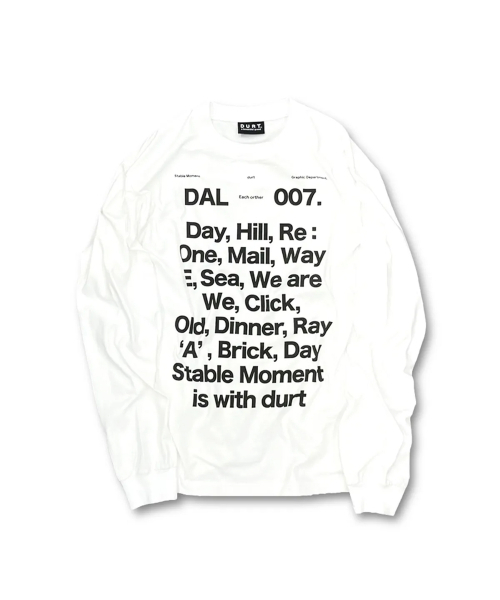 DURTの「OUR DAILY LONG SLEEVE TEE (WHITE)(Tシャツ/カットソー・レディース・その他・SMALL/MEDIUM/LARGE/X-LARGE)」の20枚目の写真