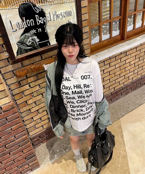DURTの「OUR DAILY LONG SLEEVE TEE (WHITE)(Tシャツ/カットソー・レディース・その他・SMALL/MEDIUM/LARGE/X-LARGE)」の8枚目の写真