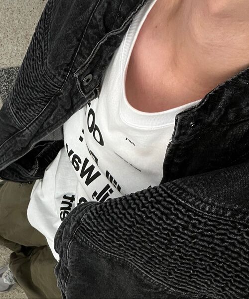 DURTの「OUR DAILY LONG SLEEVE TEE (WHITE)(Tシャツ/カットソー・レディース・その他・SMALL/MEDIUM/LARGE/X-LARGE)」の2枚目の写真