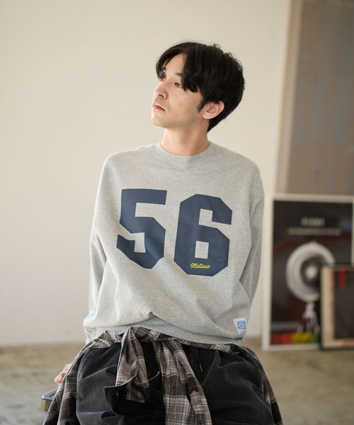 JACKSON MATISSE(ジャクソンマティス)の「【JACKSON MATISSE(ジャクソンマティス)×BAYFLOW】ロゴスウェット(スウェット・メンズ・チャコール/グレー・LARGE/MEDIUM)」の2枚目の写真