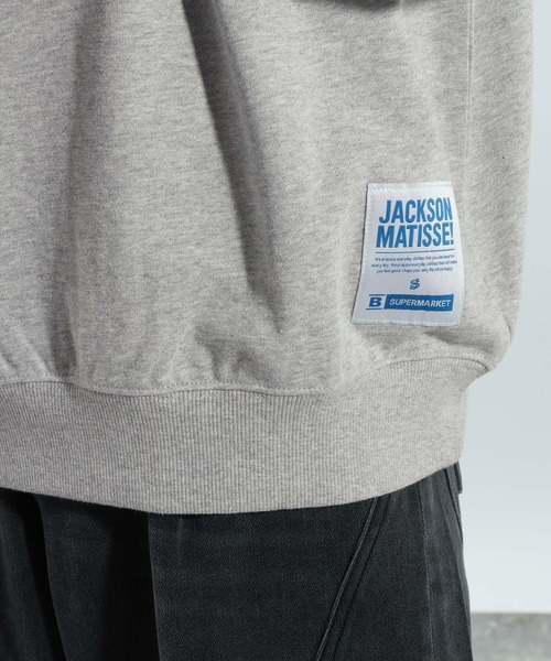 JACKSON MATISSE(ジャクソンマティス)の「【JACKSON MATISSE(ジャクソンマティス)×BAYFLOW】ロゴスウェット(スウェット・メンズ・チャコール/グレー・LARGE/MEDIUM)」の3枚目の写真