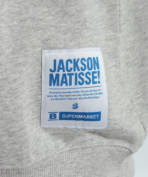 JACKSON MATISSE(ジャクソンマティス)の「【JACKSON MATISSE(ジャクソンマティス)×BAYFLOW】ロゴスウェット(スウェット・メンズ・チャコール/グレー・LARGE/MEDIUM)」の4枚目の写真