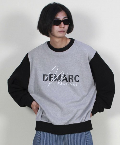 DEMARC(ドゥマーク)の「カラー配色ロゴグラフィックスウェットグレー(スウェット・メンズ・その他・MEDIUM/LARGE)」の5枚目の写真