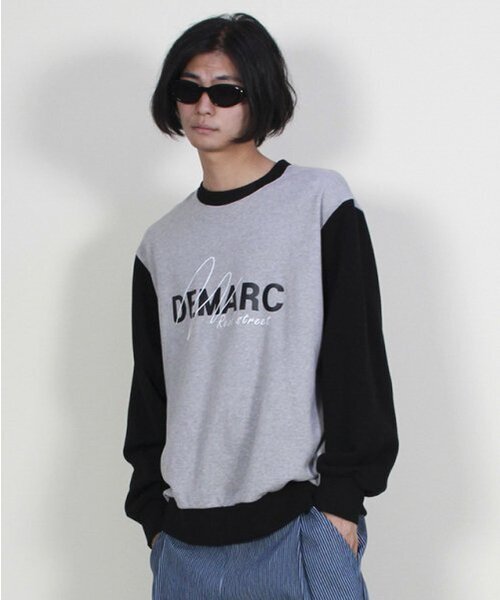 DEMARC(ドゥマーク)の「カラー配色ロゴグラフィックスウェットグレー(スウェット・メンズ・その他・MEDIUM/LARGE)」の6枚目の写真