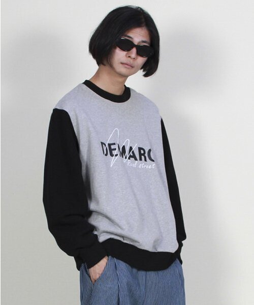 DEMARC(ドゥマーク)の「カラー配色ロゴグラフィックスウェットグレー(スウェット・メンズ・その他・MEDIUM/LARGE)」の7枚目の写真