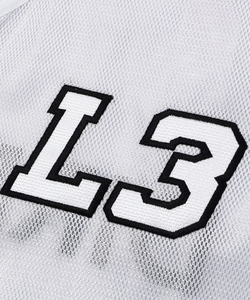LMN3011(エルエムエヌ3011)の「L3メッシュベスト-ホワイト(ベスト・メンズ・ホワイト・MEDIUM/LARGE/X-LARGE)」の3枚目の写真