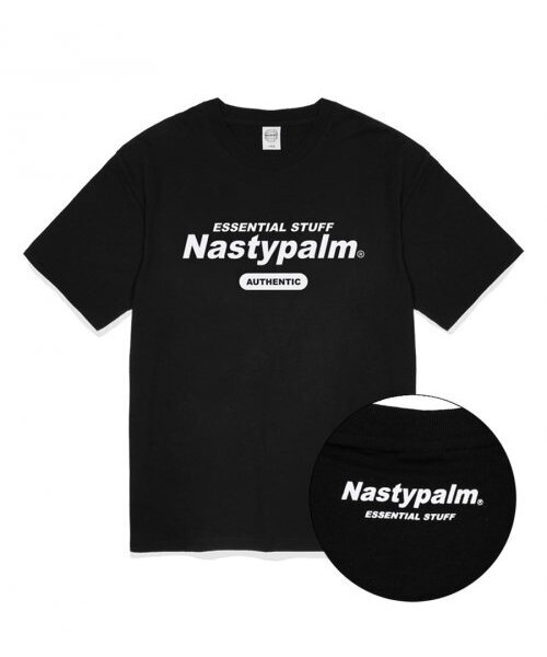 NP STUDIO(エヌピースタジオ)の「ネスティアセンティックロゴTシャツブラック(Tシャツ/カットソー・レディース・その他・MEDIUM/LARGE/X-LARGE)」の2枚目の写真