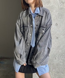 PAGEBOY | ＜まるでデニム見え！/紫外線カット/ストレッチ＞マルデニＧジャン(ブルゾン)