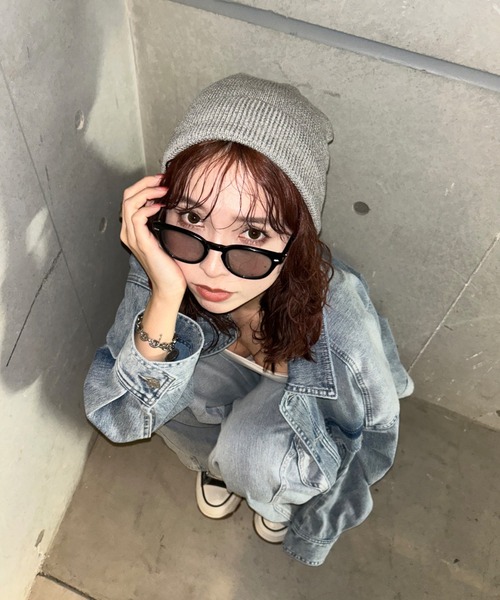 PAGEBOY（ページボーイ）の「＜まるでデニム見え！/紫外線カット/ストレッチ＞マルデニＧジャン（ブルゾン・レディース・ライトブルー/ブラック/ブルー・FREE）」の6枚目の写真