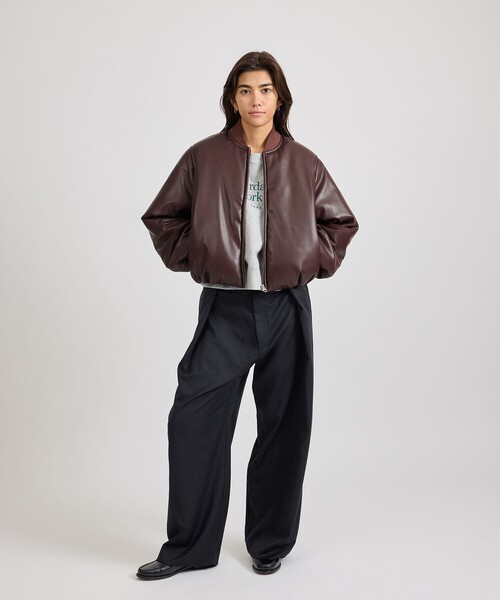 Saturdays NYC（サタデーズ ニューヨークシティ ）の「Kim Pleated Wide Leg Pants  | WOMEN（その他パンツ・レディース・ブラック・S/M/L）」の9枚目の写真