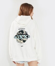 AOX（エーオーエックス）の「Globe Hoodie(Oversize fit) White（パーカー）」
