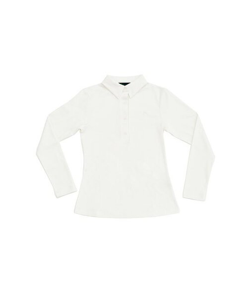 BERMUDAGRASS(バミューダグラス)の「ベーシックロゴPKTシャツ_ホワイト(ポロシャツ・レディース・その他・MEDIUM/LARGE/SMALL)」の4枚目の写真