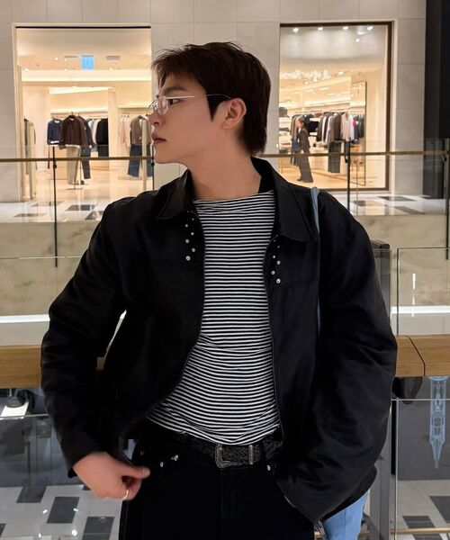 MEA（メア）の「HIN STUD JACKET [BLACK]（ライダースジャケット・レディース・その他・2/3）」の4枚目の写真
