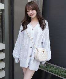 LIPSERVICE | springケーブルニットカーディガン(カーディガン/ボレロ)