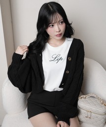 LIPSERVICE（リップサービス）の「springケーブルニットカーディガン（カーディガン/ボレロ）」