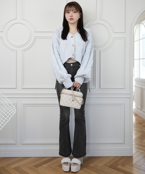 LIPSERVICE（リップサービス）の「springケーブルニットカーディガン（カーディガン/ボレロ・レディース・ブルー・S/M）」の20枚目の写真