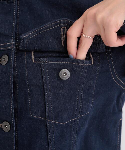 SHOO・LA・RUE（シューラルー）の「【SHOO・LA・RUE DENIM】大人のための ストレッチ コンパクトデニムジャケット（デニムジャケット・レディース・ネイビー/ライトグレー/ライトブルー・01/02/03/04）」の22枚目の写真