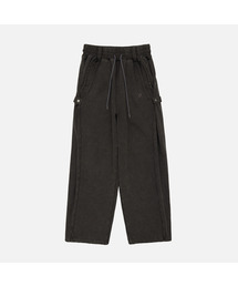 WASHED RUFFLE PANTS / CHARCOAL