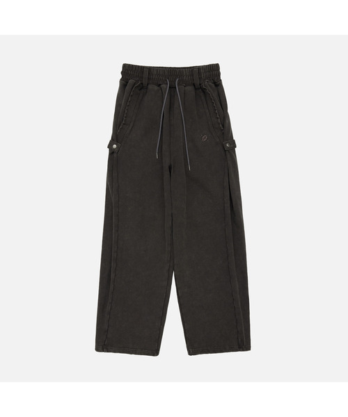 CONY(コール アウト ニューイヤー)の「WASHED RUFFLE PANTS / CHARCOAL(スウェットパンツ・レディース・その他・OS)」の1枚目の写真