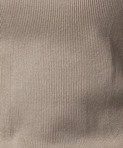 green label relaxing(グリーンレーベルリラクシング)の「ラメ リブ ボートネック カットソー(Tシャツ/カットソー・レディース・オフホワイト/モカ/ライトブルー・FREE)」の11枚目の写真