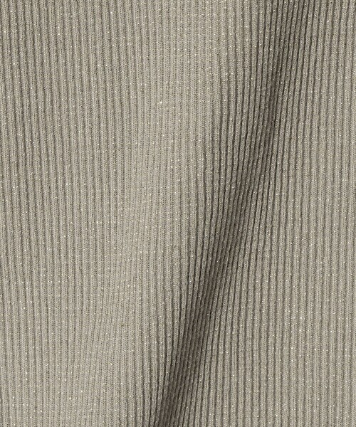 green label relaxing(グリーンレーベルリラクシング)の「ラメ リブ ボートネック カットソー(Tシャツ/カットソー・レディース・オフホワイト/モカ/ライトブルー・FREE)」の18枚目の写真