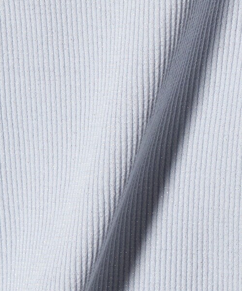 green label relaxing(グリーンレーベルリラクシング)の「ラメ リブ ボートネック カットソー(Tシャツ/カットソー・レディース・オフホワイト/モカ/ライトブルー・FREE)」の22枚目の写真