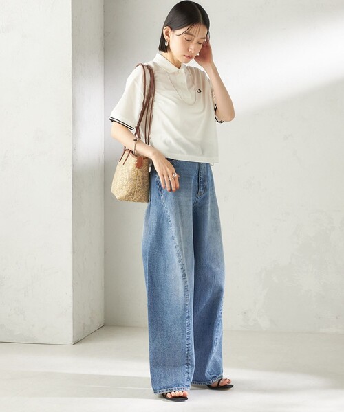 bit blue（ビットブルー）の「【SHIPS別注】BIT BLUE:バレル レック デニム パンツ（デニムパンツ・レディース・ブルー・SMALL/MEDIUM）」の14枚目の写真