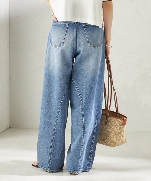 bit blue（ビットブルー）の「【SHIPS別注】BIT BLUE:バレル レック デニム パンツ（デニムパンツ・レディース・ブルー・SMALL/MEDIUM）」の16枚目の写真