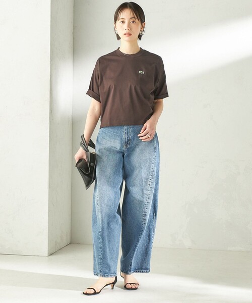 bit blue（ビットブルー）の「【SHIPS別注】BIT BLUE:バレル レック デニム パンツ（デニムパンツ・レディース・ブルー・SMALL/MEDIUM）」の11枚目の写真