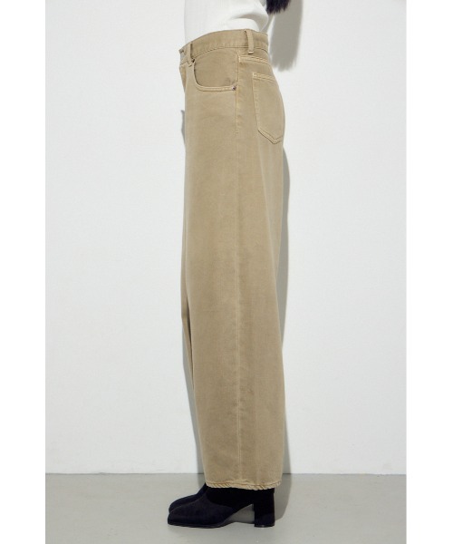AZUL by moussy(アズールバイマウジー)の「【サイズ,身長別画像あり】AZUL DENIM カラーワイドデニム(デニムパンツ・レディース・アイボリー/ピンク/ベージュ・24inch/25inch/26inch/27inch)」の14枚目の写真