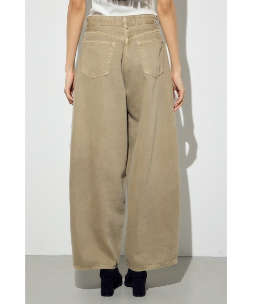 AZUL by moussy(アズールバイマウジー)の「【サイズ,身長別画像あり】AZUL DENIM カラーワイドデニム(デニムパンツ・レディース・アイボリー/ピンク/ベージュ・24inch/25inch/26inch/27inch)」の15枚目の写真