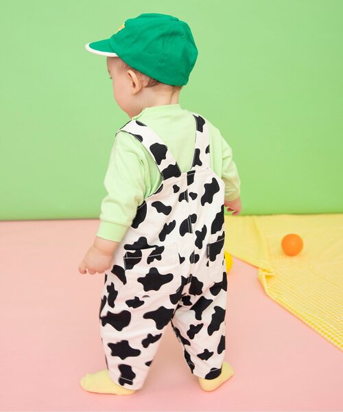 BREEZE(ブリーズ)の「Bpop POPモチーフボディオール(ロンパース・キッズ・グレー/アイボリー/ライム/オレンジ・70/80)」の7枚目の写真