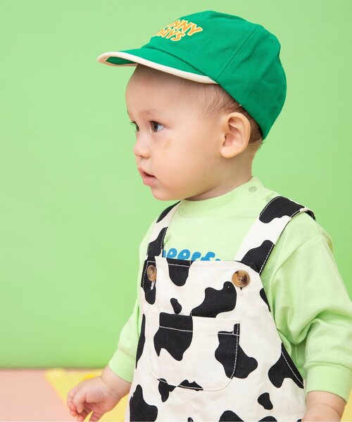 BREEZE(ブリーズ)の「Bpop POPモチーフボディオール(ロンパース・キッズ・グレー/アイボリー/ライム/オレンジ・70/80)」の8枚目の写真