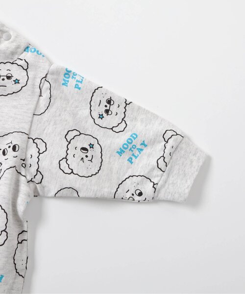 BREEZE(ブリーズ)の「Bpop POPモチーフボディオール(ロンパース・キッズ・グレー/アイボリー/ライム/オレンジ・70/80)」の15枚目の写真