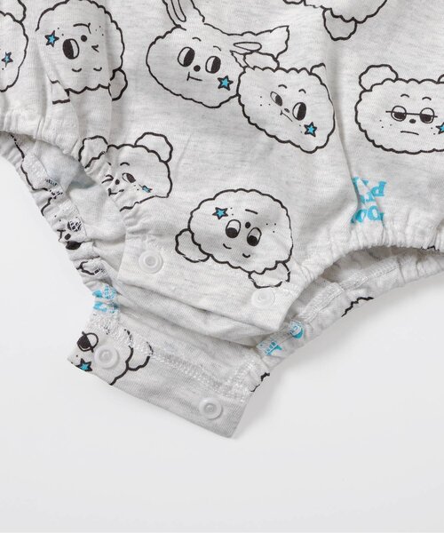 BREEZE(ブリーズ)の「Bpop POPモチーフボディオール(ロンパース・キッズ・グレー/アイボリー/ライム/オレンジ・70/80)」の17枚目の写真