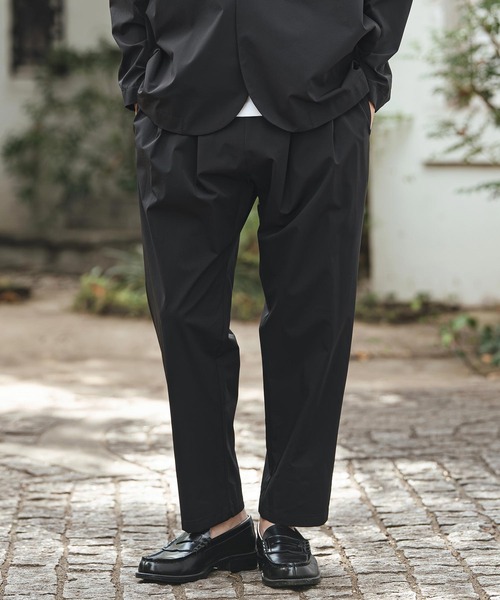 CAMBIO(カンビオ)の「mp14474- 2-layer Nylon Easy Pants イージーパンツ(S61726cmb)(その他パンツ・メンズ・ブラウン/ブラック・L/M/S)」の2枚目の写真